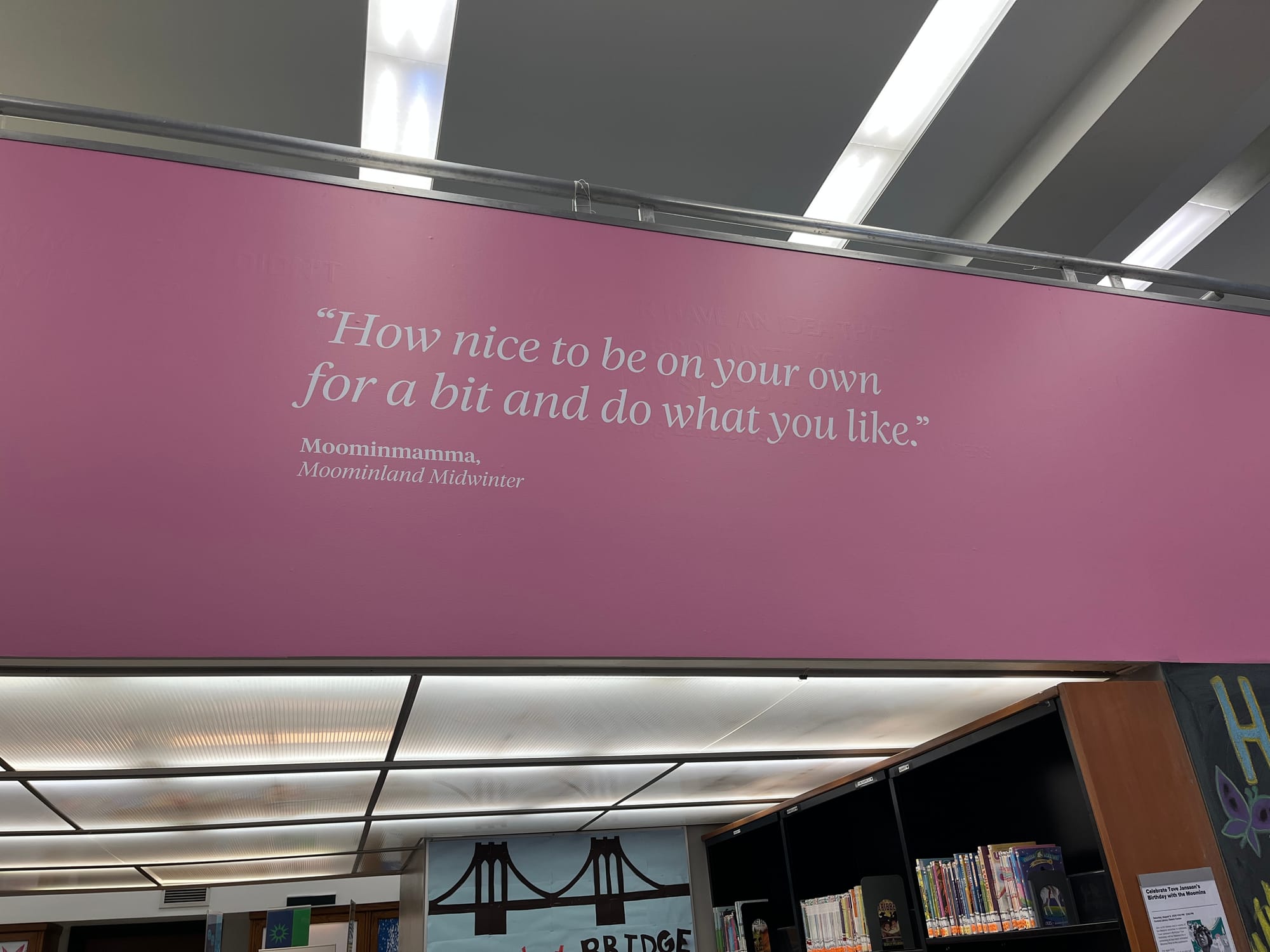 Explored the magical world of Moomins at a Brooklyn Library
