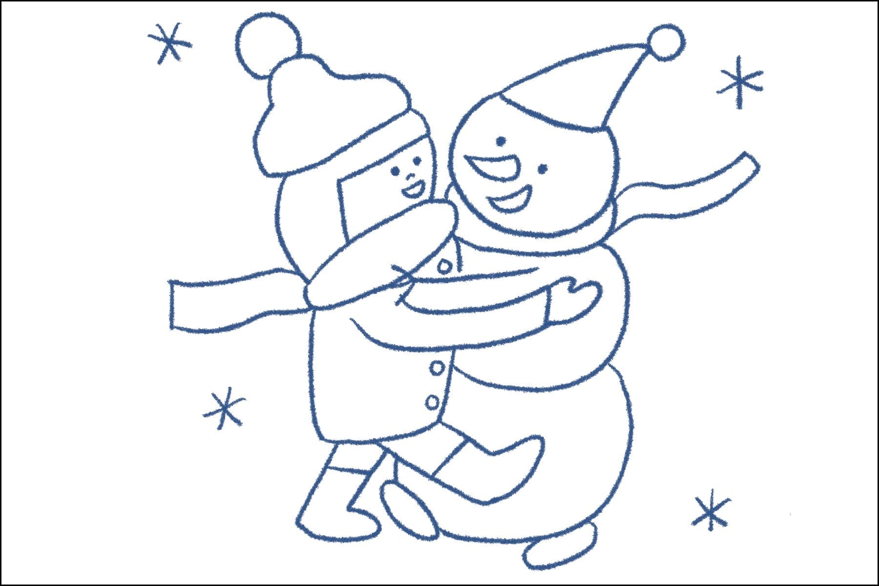 Snowman Dance Time (And a Custom Thank-You Card!)