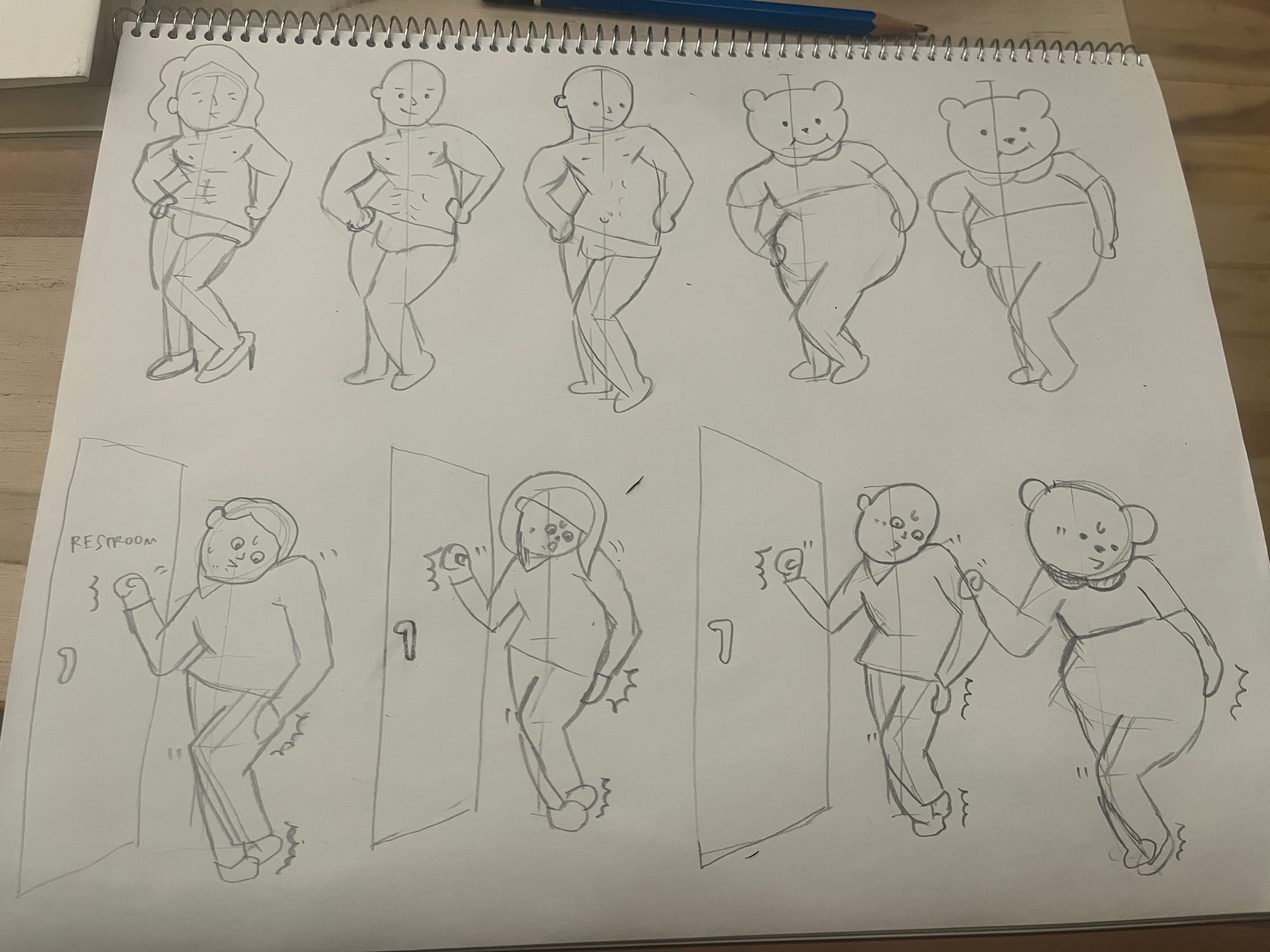 Sketching at My Favorite Cafe