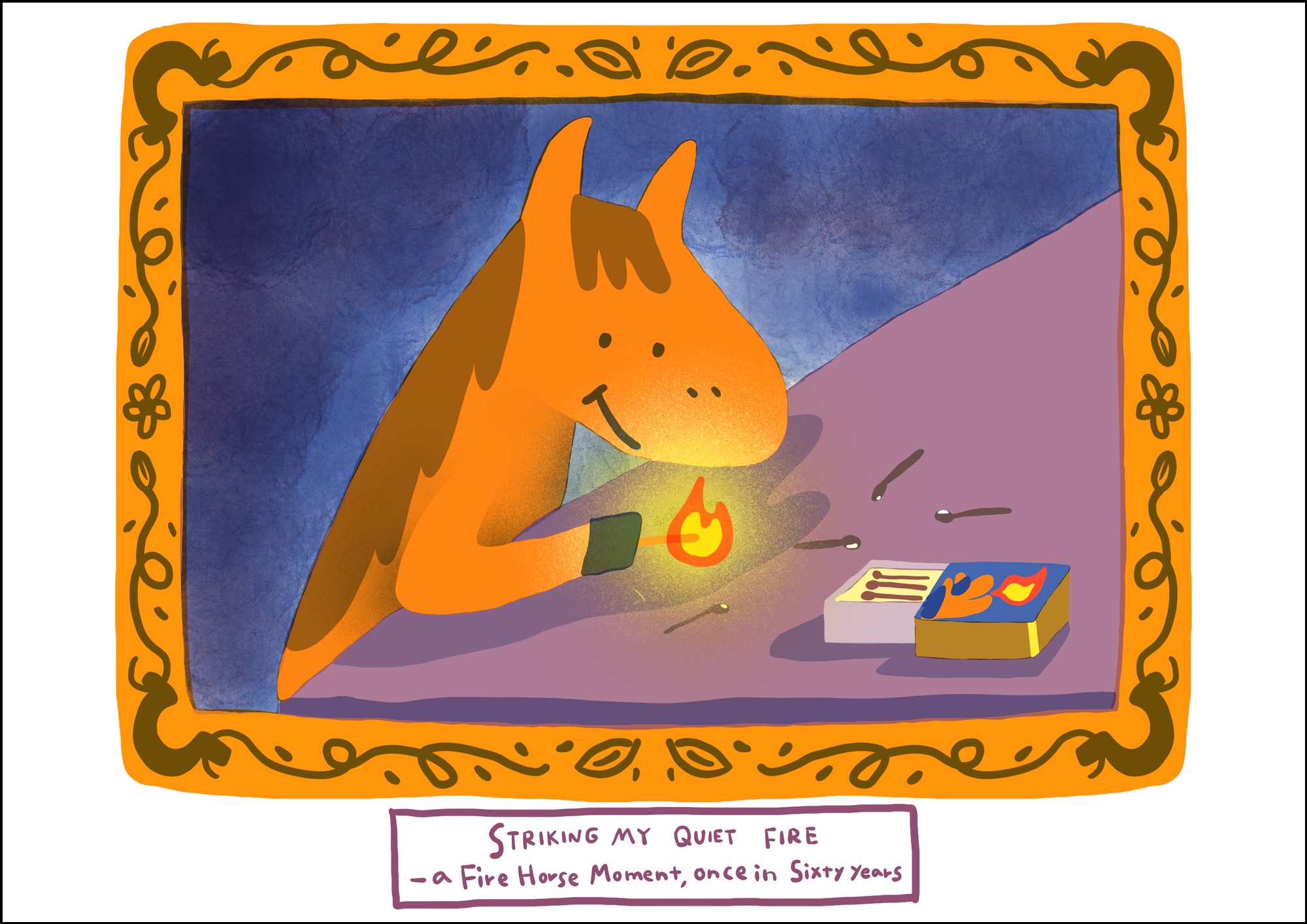 Fire Horse at Riso Pop in Amsterdam