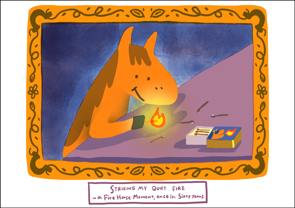 Fire Horse at Riso Pop in Amsterdam